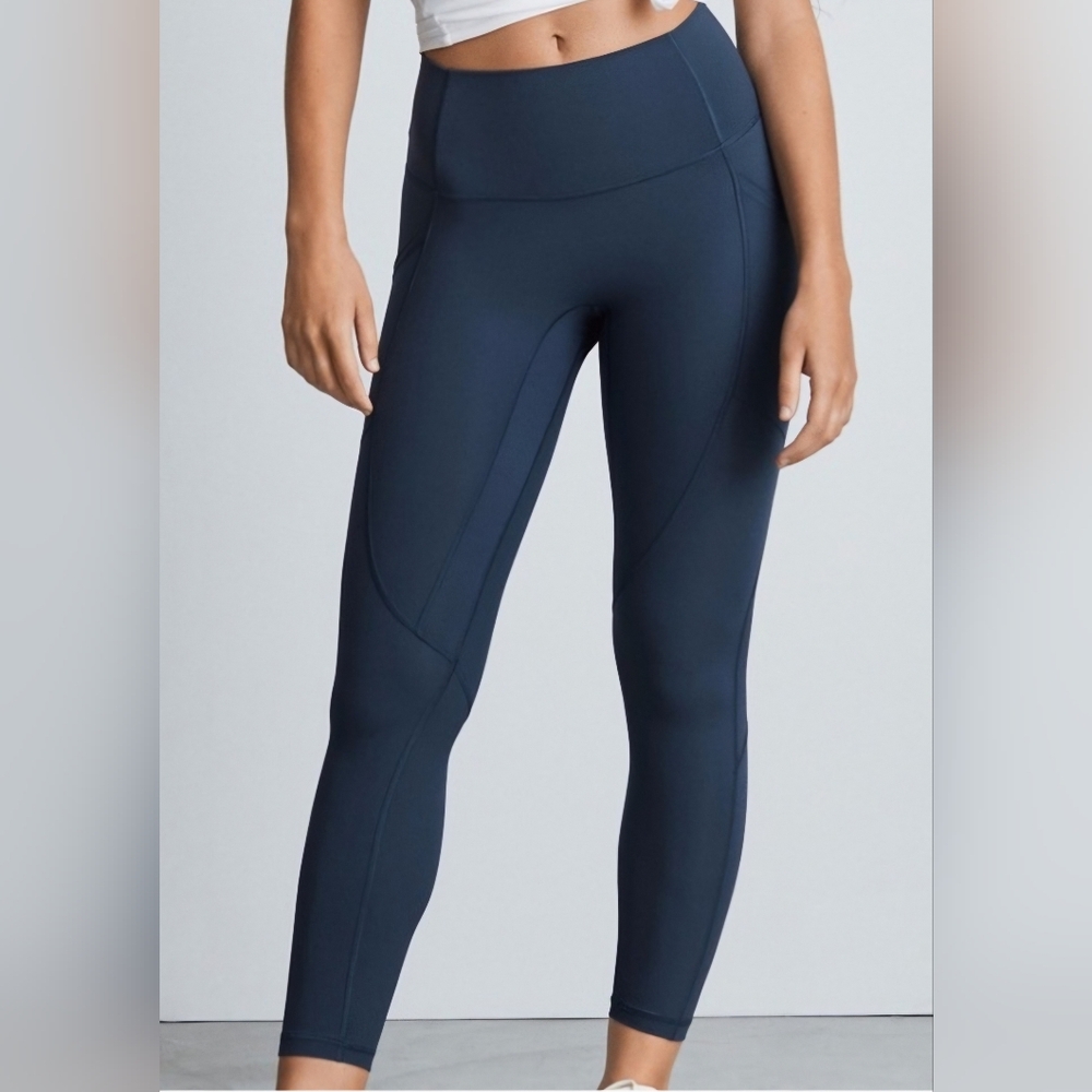 Everlane Perform Deep Blue High-Waisted Leggings Size XS
